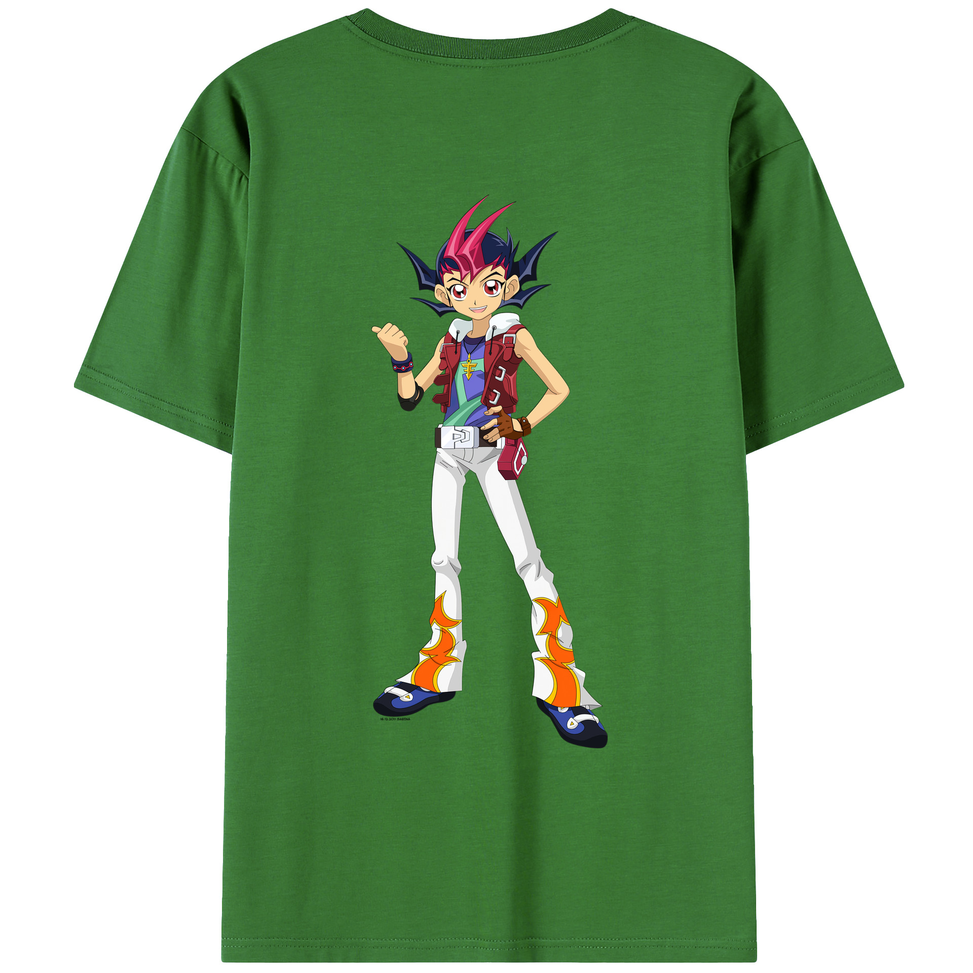 （画像用） 遊☆戯☆王 Yu-Gi-Oh! レディース半袖Tシャツ(バックプリント)